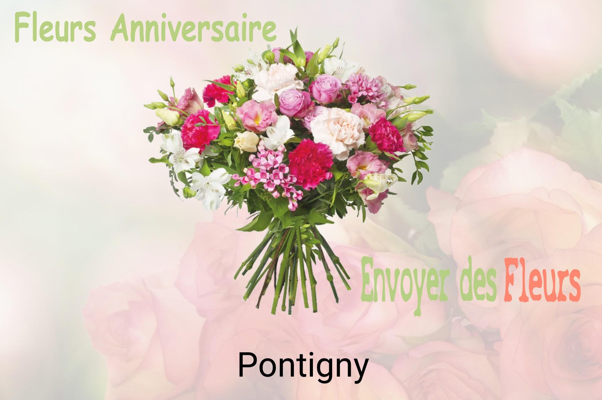 Bouquet de fleurs d’anniversaire livré à Pontigny